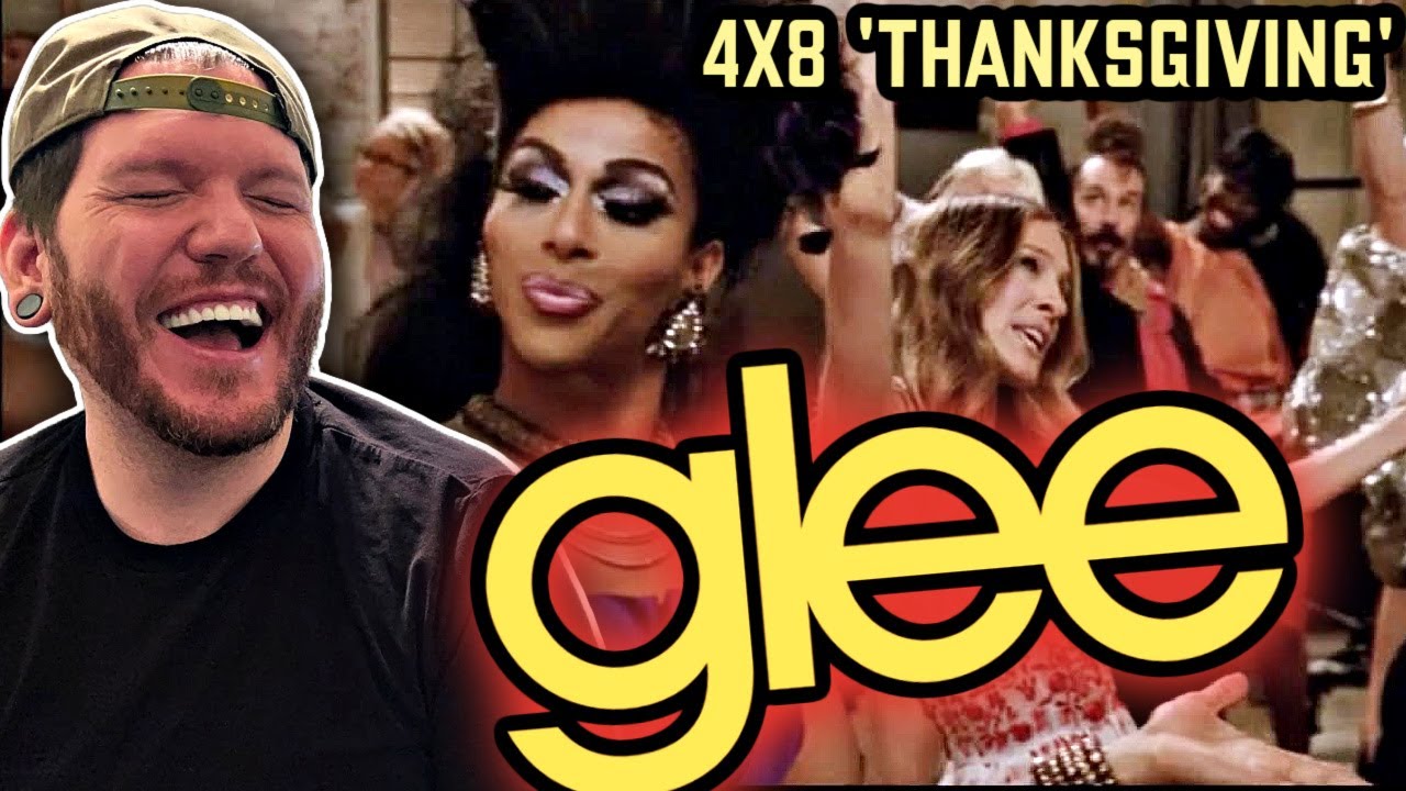 This is ridiculous 😂 Let's Have a Kiki | First time watching GLEE 4x8 'Thanksgiving' REACTION