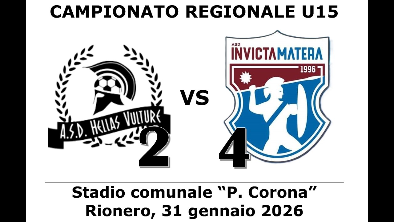 DI PEDE ODIFAX - Partita di campionato U15 Basilicata (Hellas Vulture - Invicta) - 31/01/2026