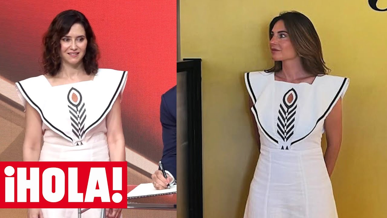 Isabel Díaz Ayuso y Lourdes Montes coinciden con el mismo vestido y ¡no es la única casualidad!