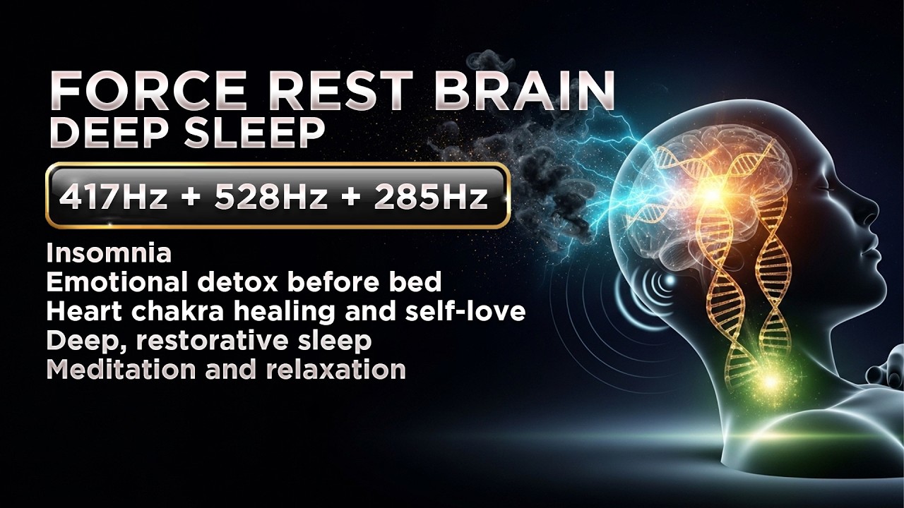 The DEEPEST Healing Frequencies Sleep | 396Hz Release Fear + 528Hz DNA Repair + 741Hz Detox