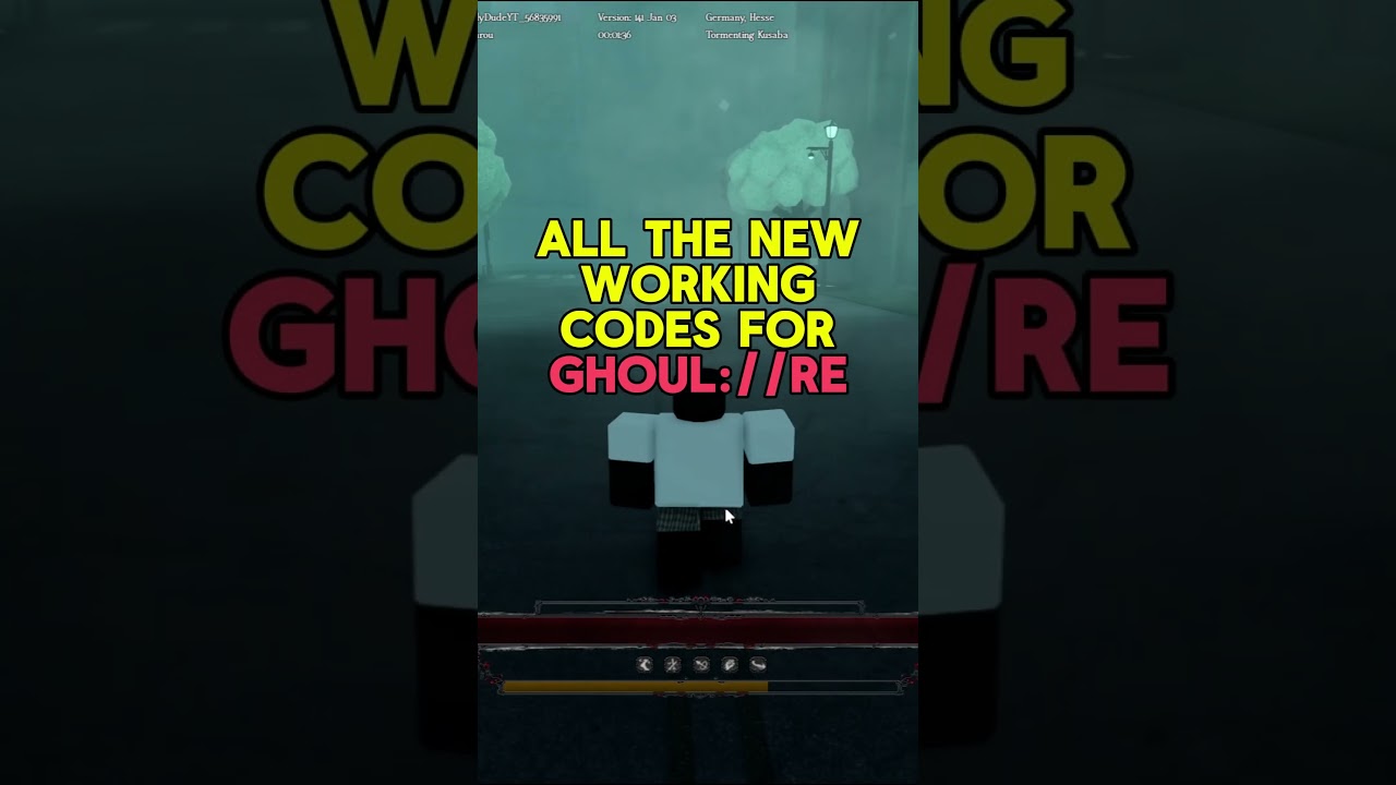 All New Codes in GHOUL RE Roblox (Update)
