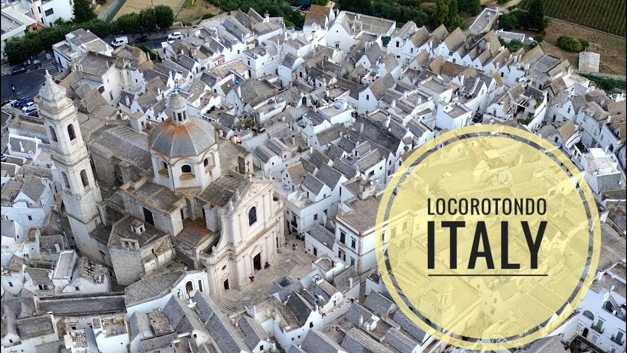 Locorotondo, Puglia, Italy. Walking tour. 