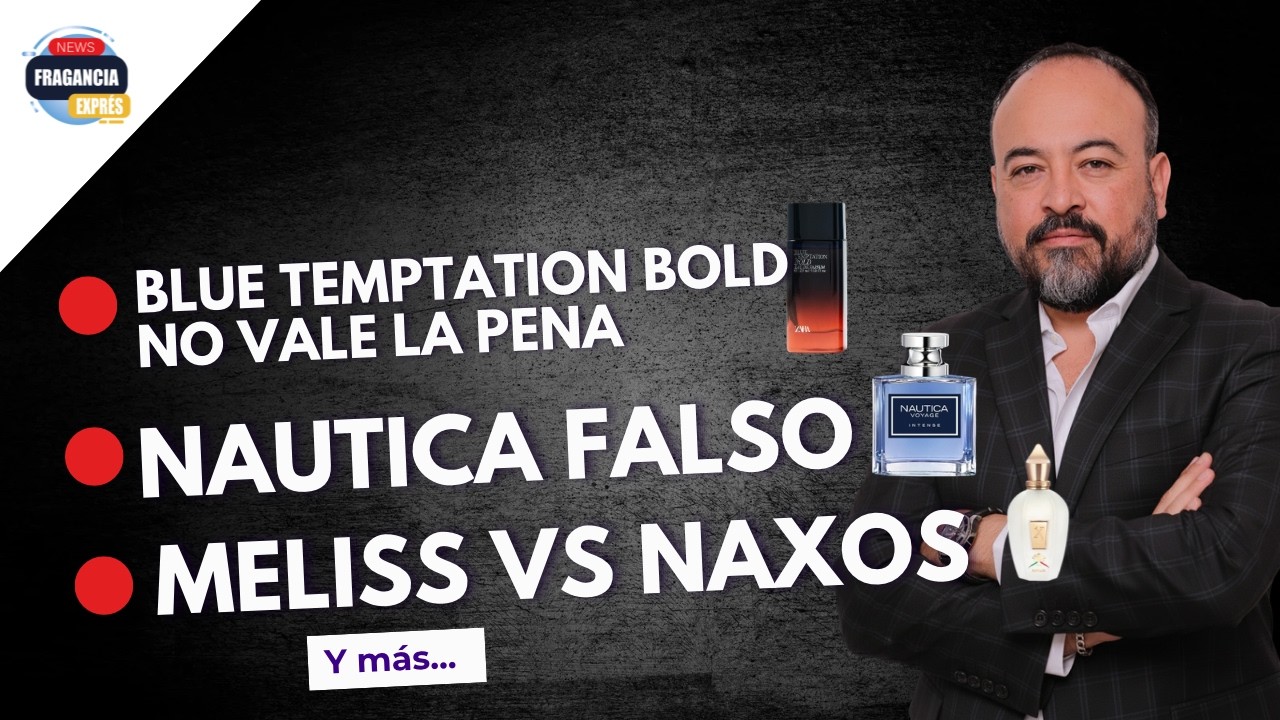 ¿BLUE TEMPATION VALE LA PENA? 😱 Perfume Falso de Nautica, Les Infinis y Meliss Naxos de Synonimus 🔥”