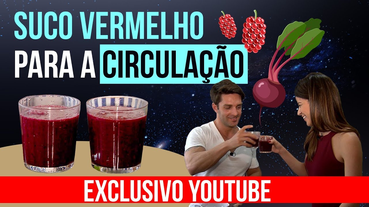 Aprenda a fazer suco vermelho que ajuda na circulação sanguínea - Mitos e Verdades