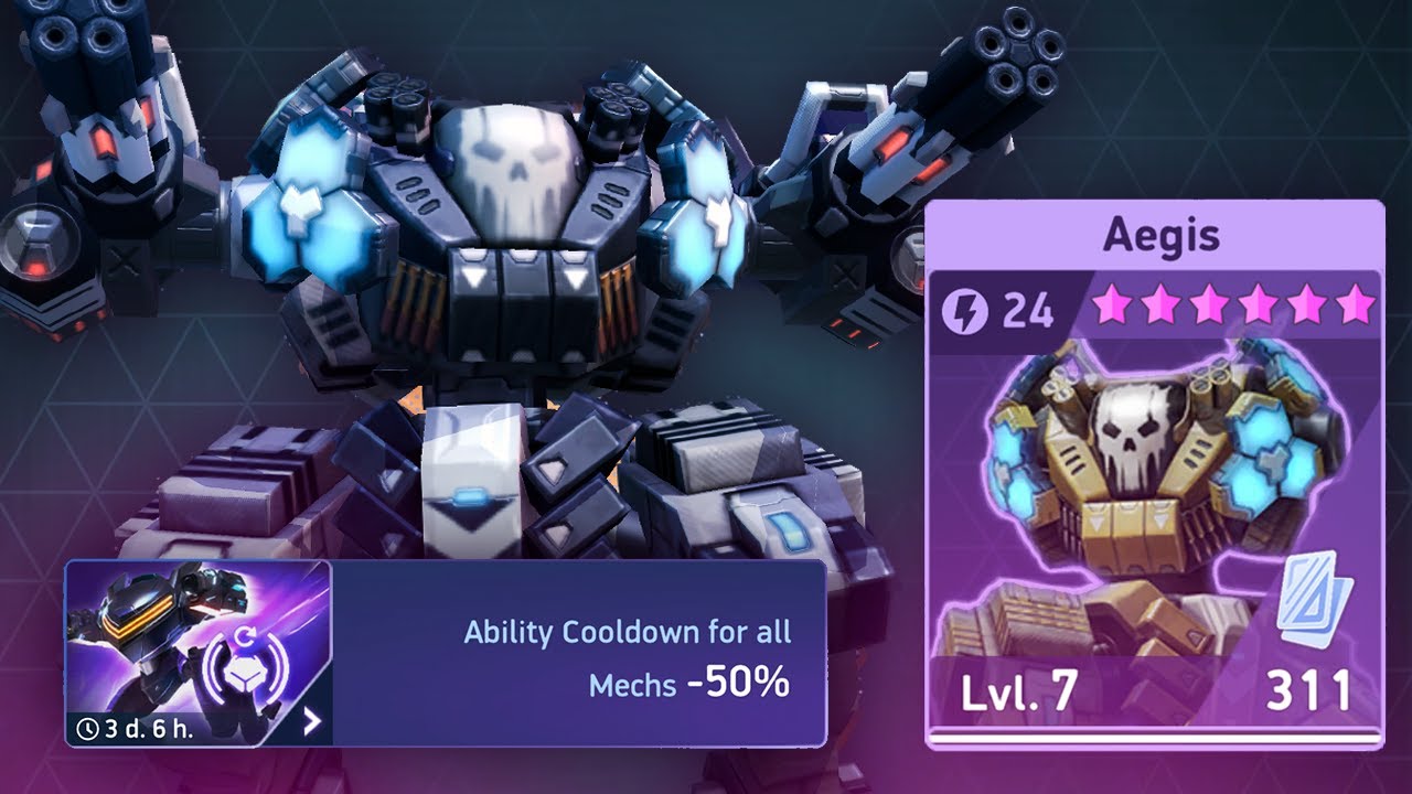 Infinite Dome is really nice. Aegis and Miniguns | Mech Arena