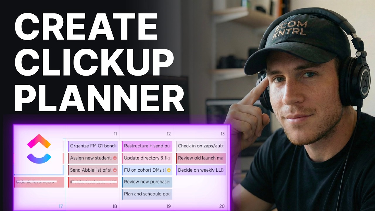 How To Create A Daily And Weekly Planner In ClickUp (2026) | Templates