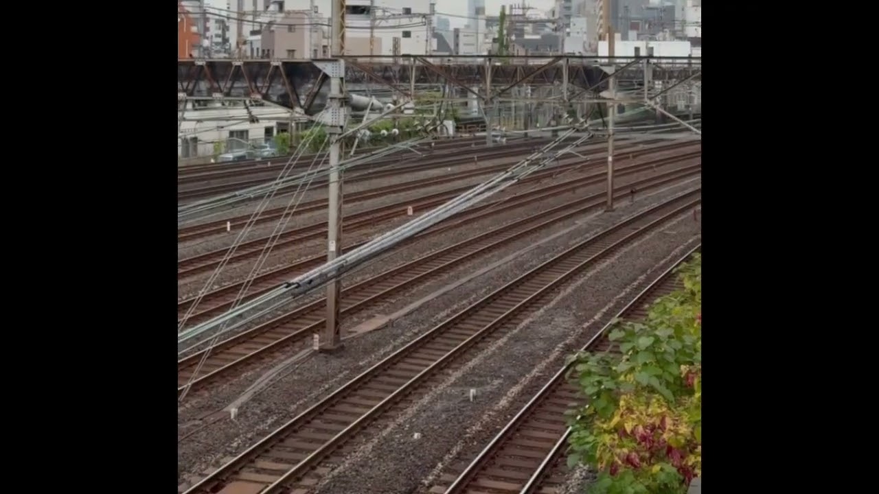Yanaka, Tokyo, offers a unique experience for train enthusiasts /Many Railway tracks, always trains 