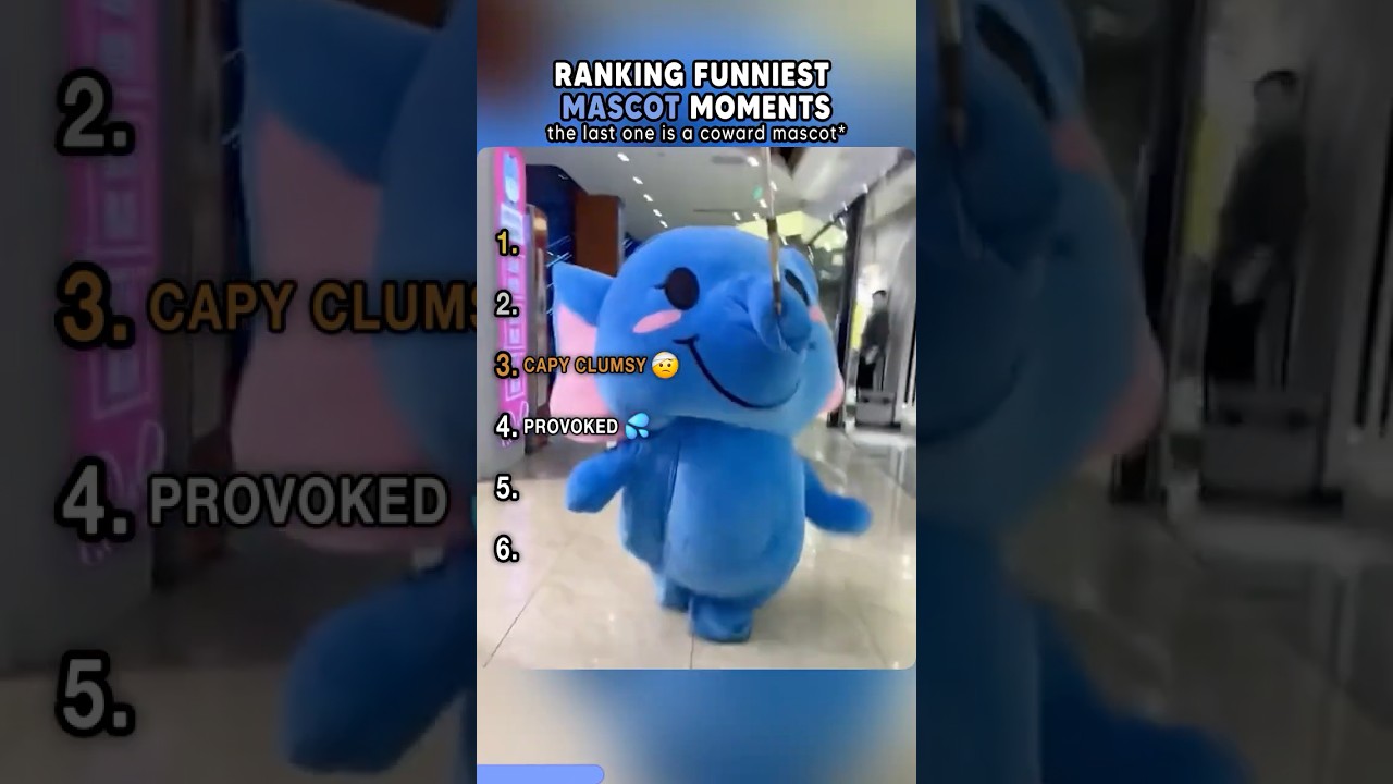 Ranking Funniest Mascot Moments #usa