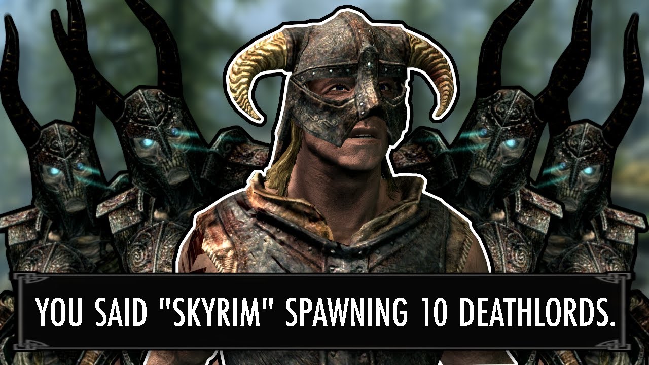 Skyrim But Whenever I Say The Wrong Word Bad Things Happen