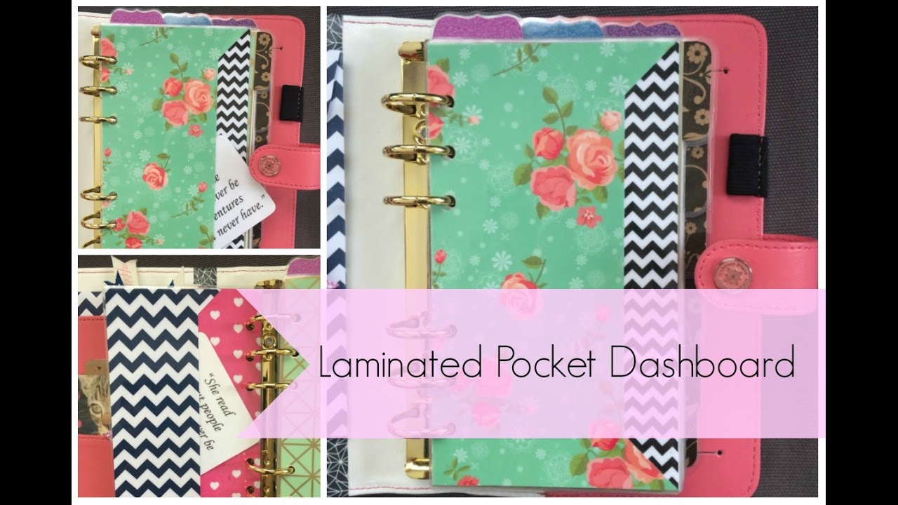 How to Make a Laminated Pocket Dashboard