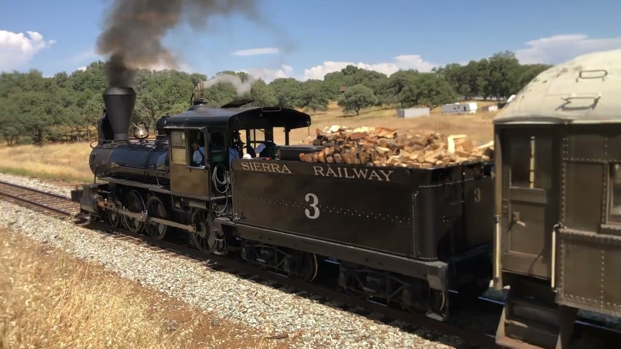 Sierra Railway No. 3 Back In Service Hauling Passengers!