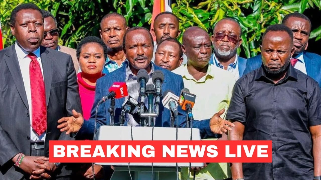 Live: Gachagua, Kalonzo, Matiangi &Opposition Leaders Addressing the Nation at Police Headquarters