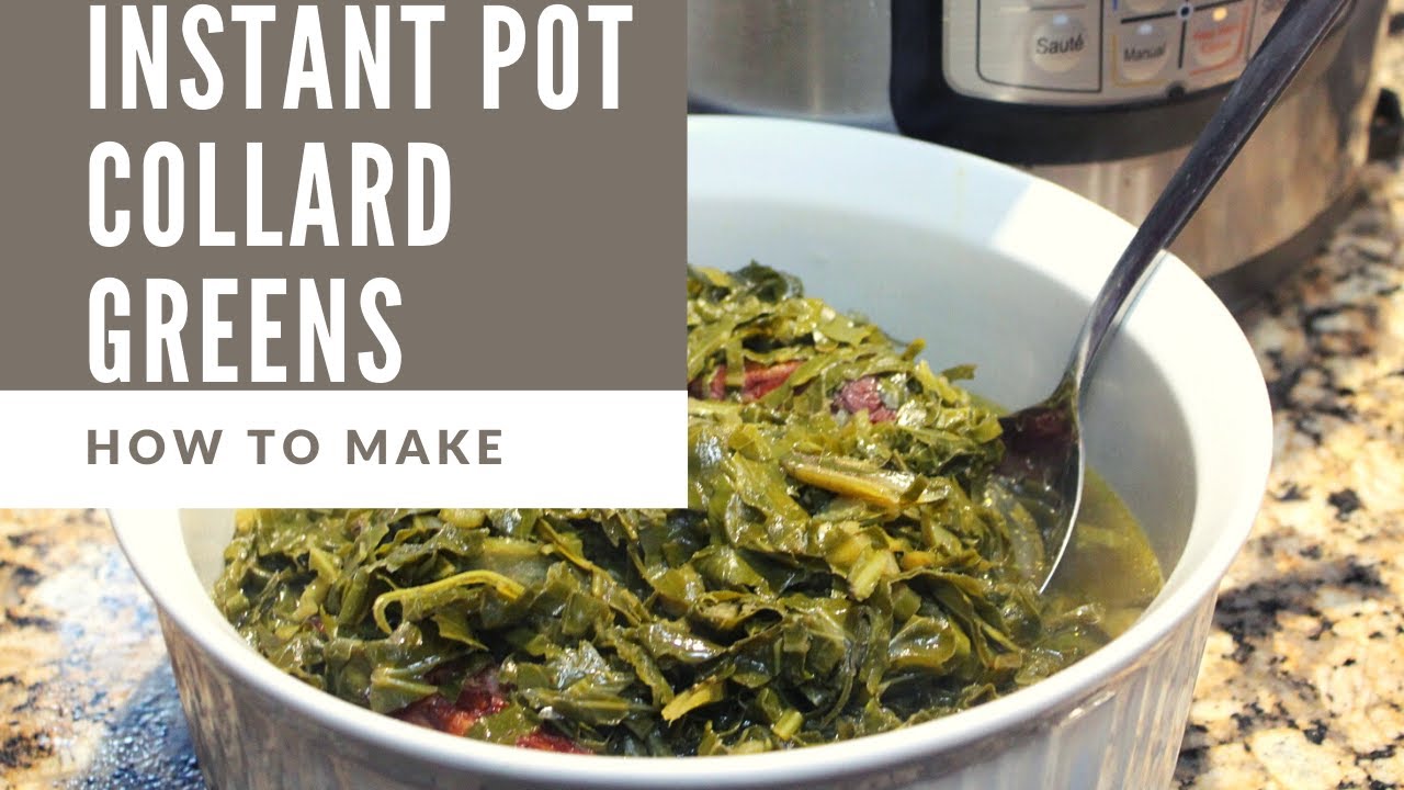 SOUL FOOD RECIPE | GREENS IN THE INSTANT POT | SUPER EASY | How do I make greens in my instant pot