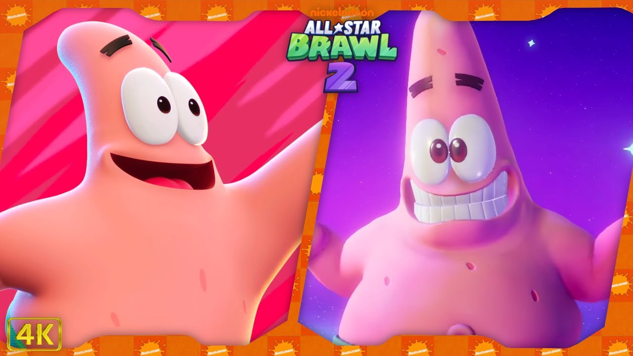 Nickelodeon All-Star Brawl 2 ⁴ᴷ Arcade + Boss Rush (геймплей Патрика)