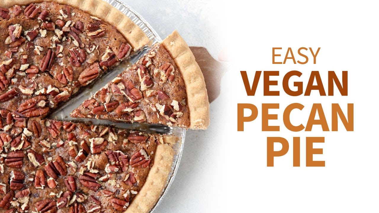 Vegan Pecan Pie | No corn syrup!