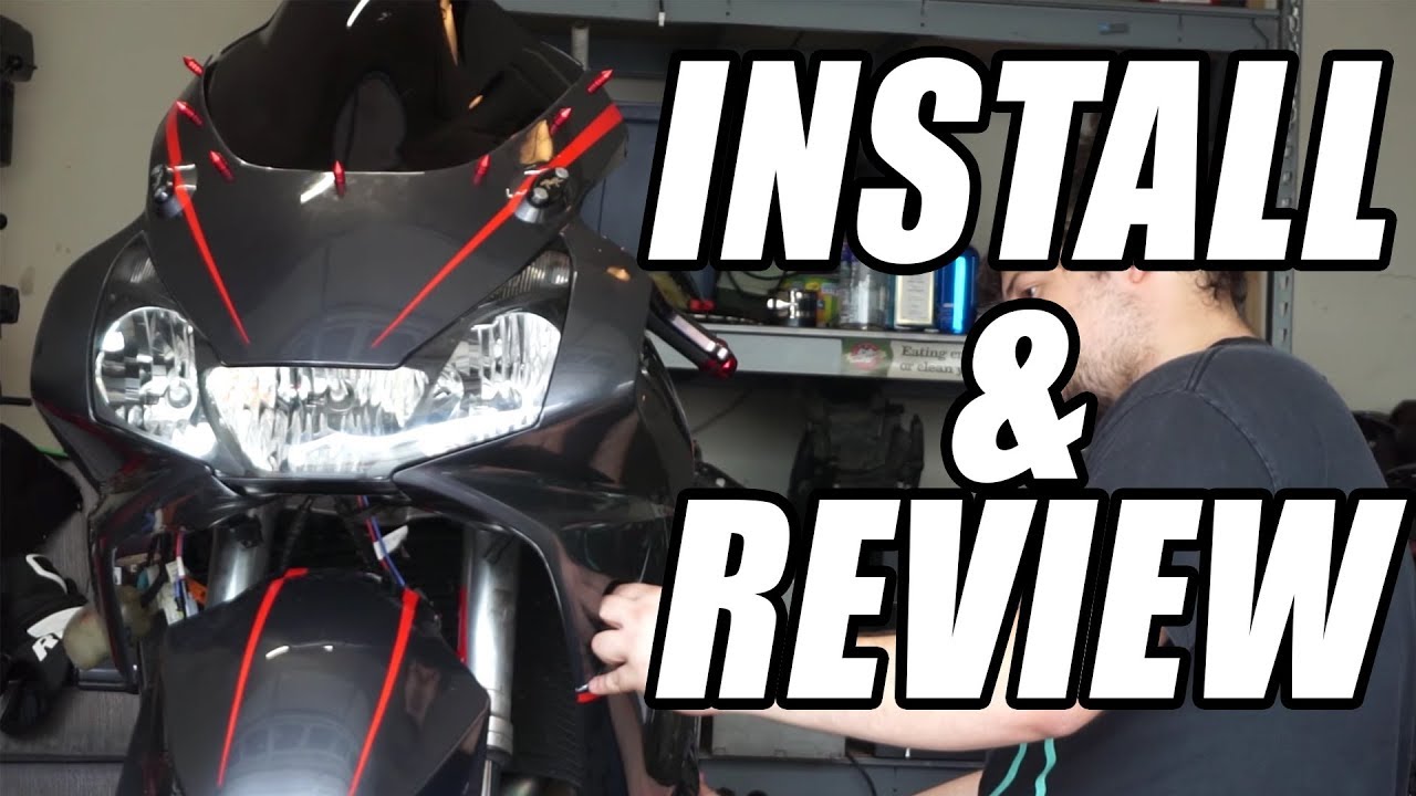 Install And Review Of ExtremeFairings On My CBR954RR!