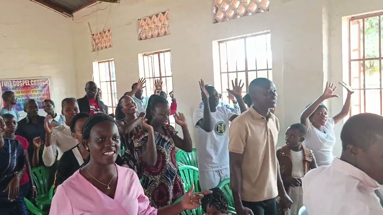Praise led by youth leader Bro Ben Peace Mukisa