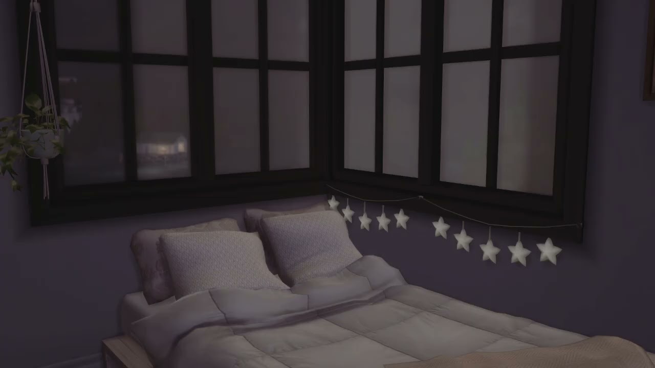 Relaxing window ambience - sims 4 window ambience for playing in the background
