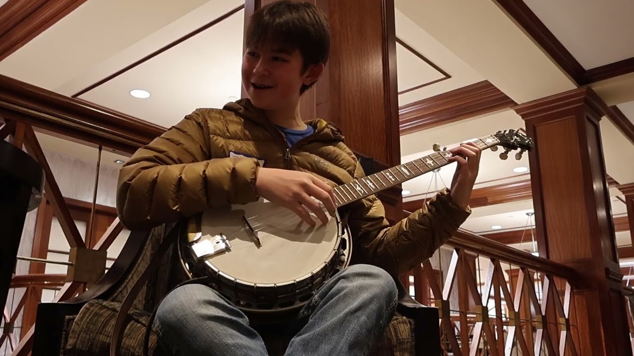 Banjothon 2025, Derek and Joe Deetz playing Joe's Prewar Gibson Banjos