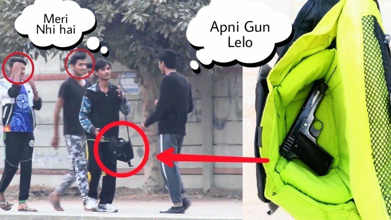 Gun Deal With Stranger Prank gone Wrong - Asim Sohaib