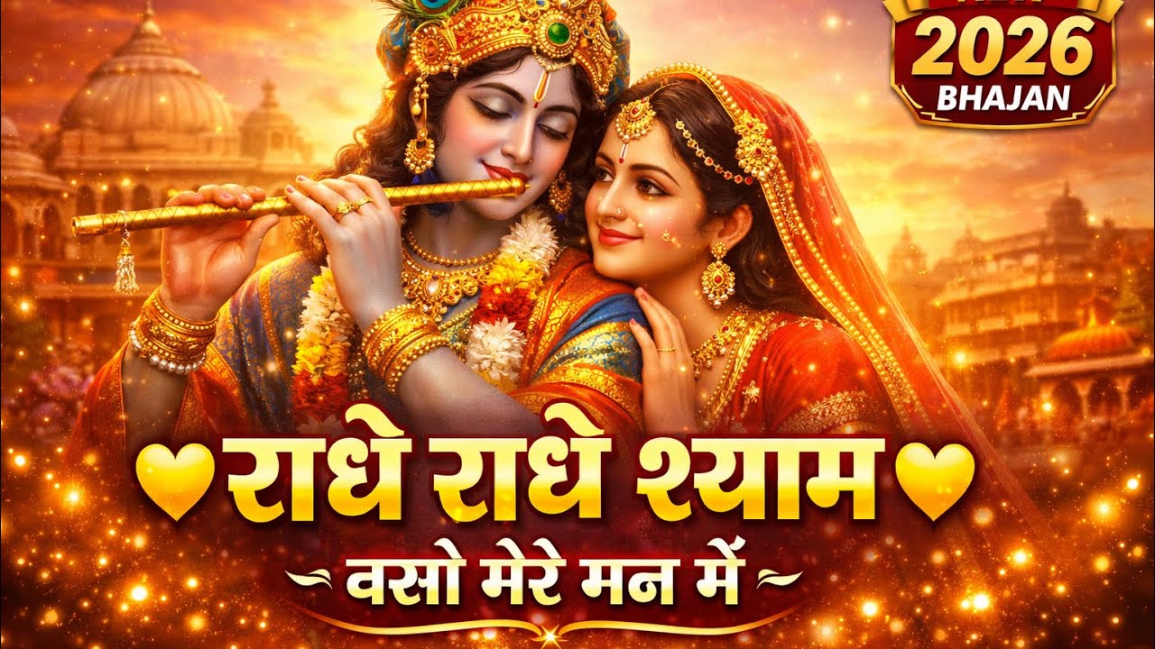 “राधे राधे श्याम, बसो मेरे मन में” 