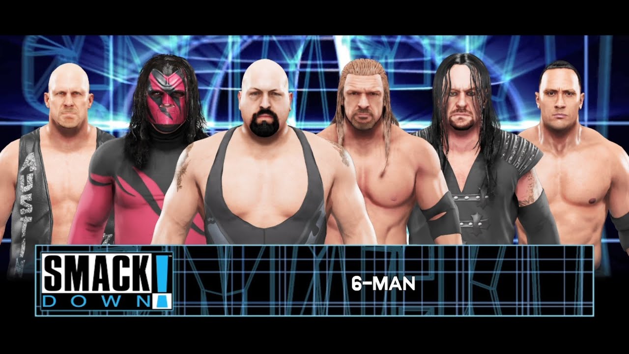 WWE 2K19 - BIG SHOW VS TRIPLE H VS KANE VS UNDERTAKER VS STONE COLD VS THE ROCK (SMACKDOWN)