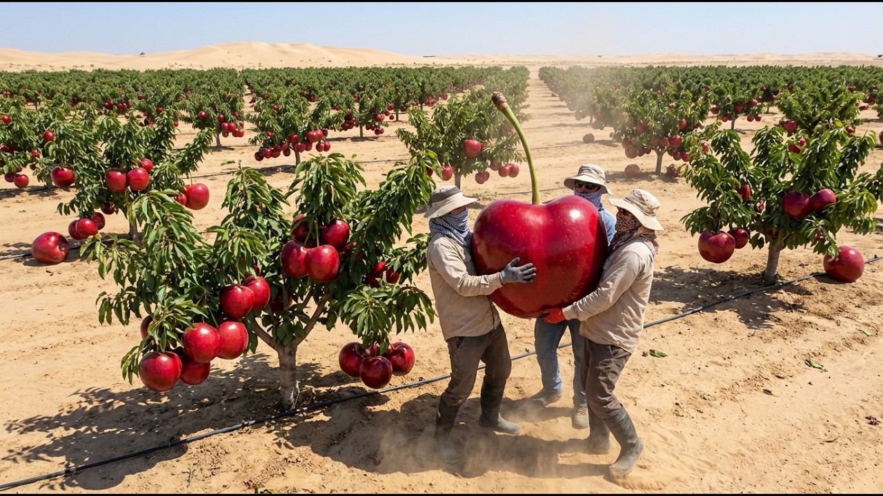 You’ll Be Shocked to See Cherries Grown in the Arid Desert