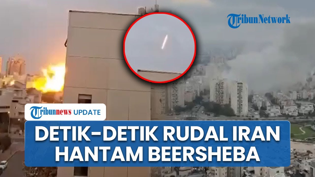 Rentetan Rudal Iran Porak-porandakan Beersheba Israel 4 Menit Jelang Gencatan Senjata Dimulai