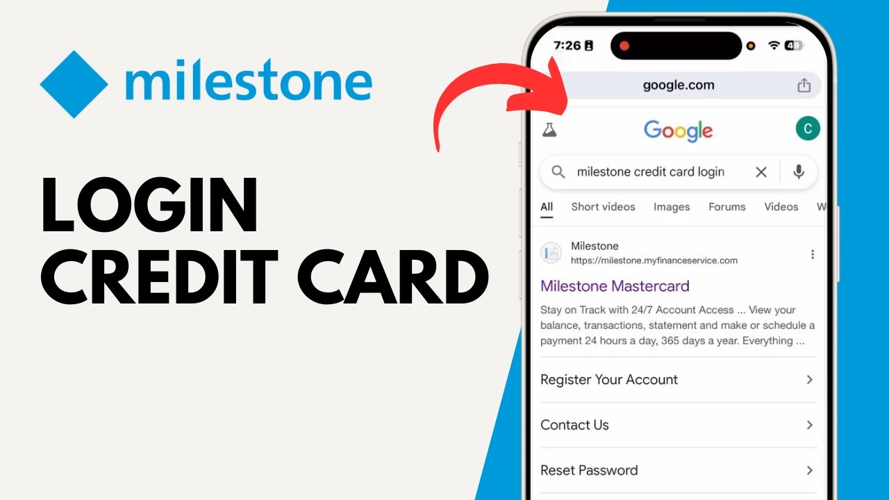 How To Login Milestone Credit Card Online