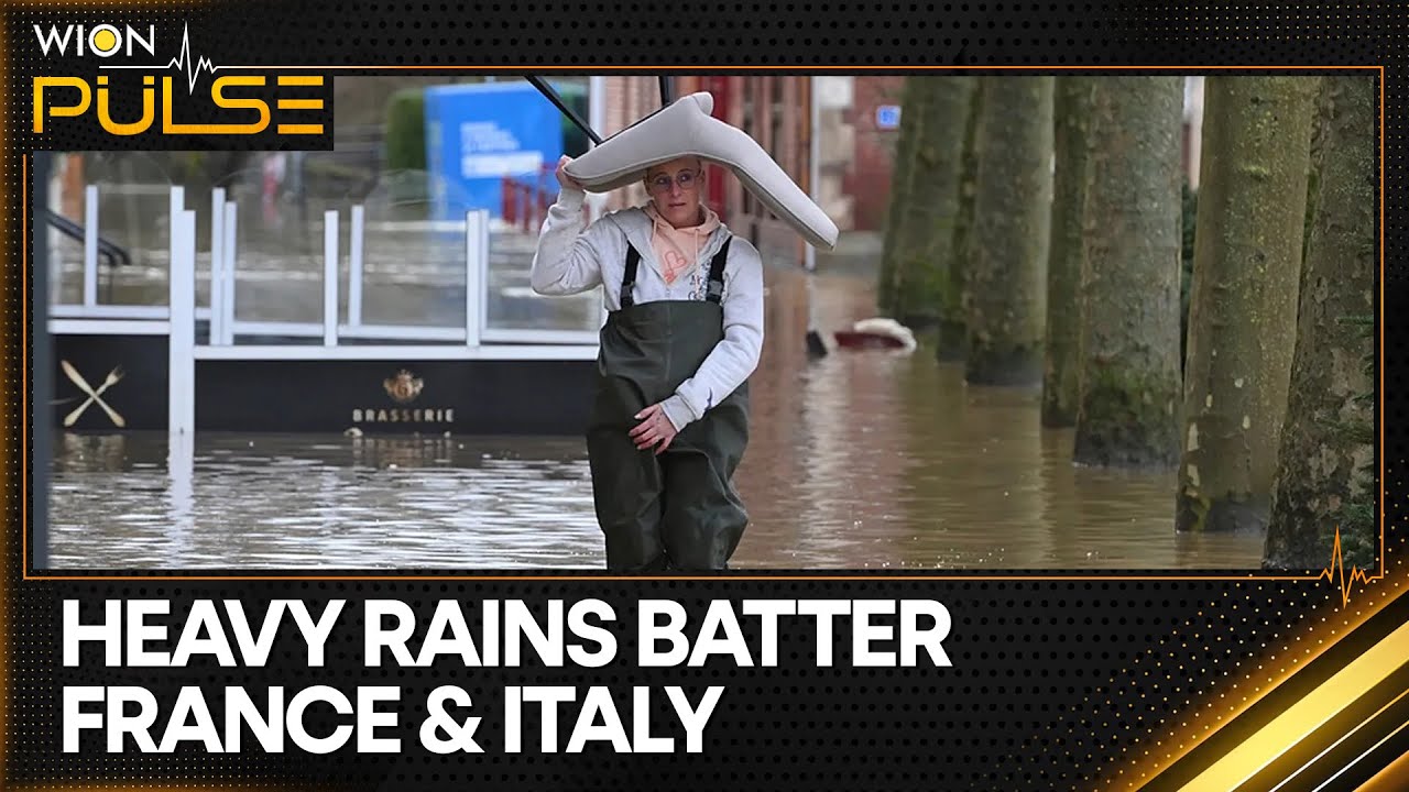 10,000 Homes Face Power Outage in France,  Seveso River Bursts Banks in Italy | WION Pulse