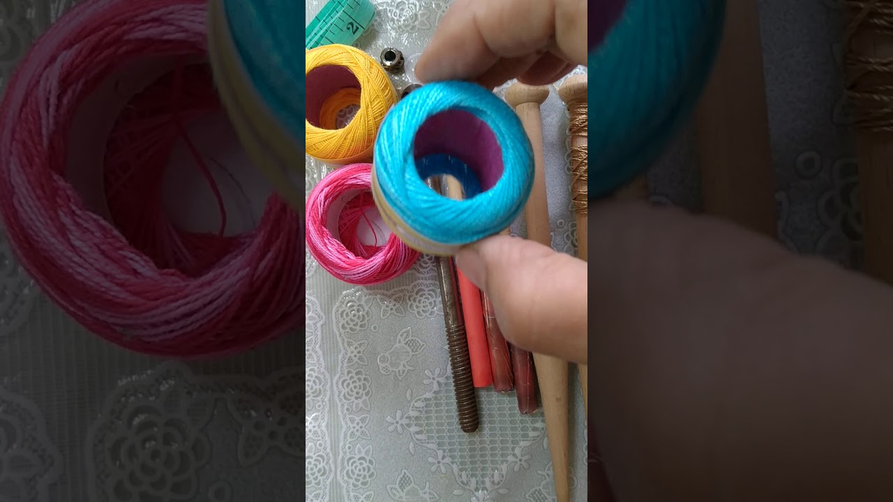 الادوات  وكيفيه عملها في البيت لشغل الدانتيل bobbin lace for biggner