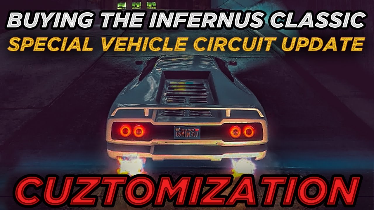 Buying the Infernus Classic & LSC Customization (Cunning Stunts: Special Vehicle Circuit Update)
