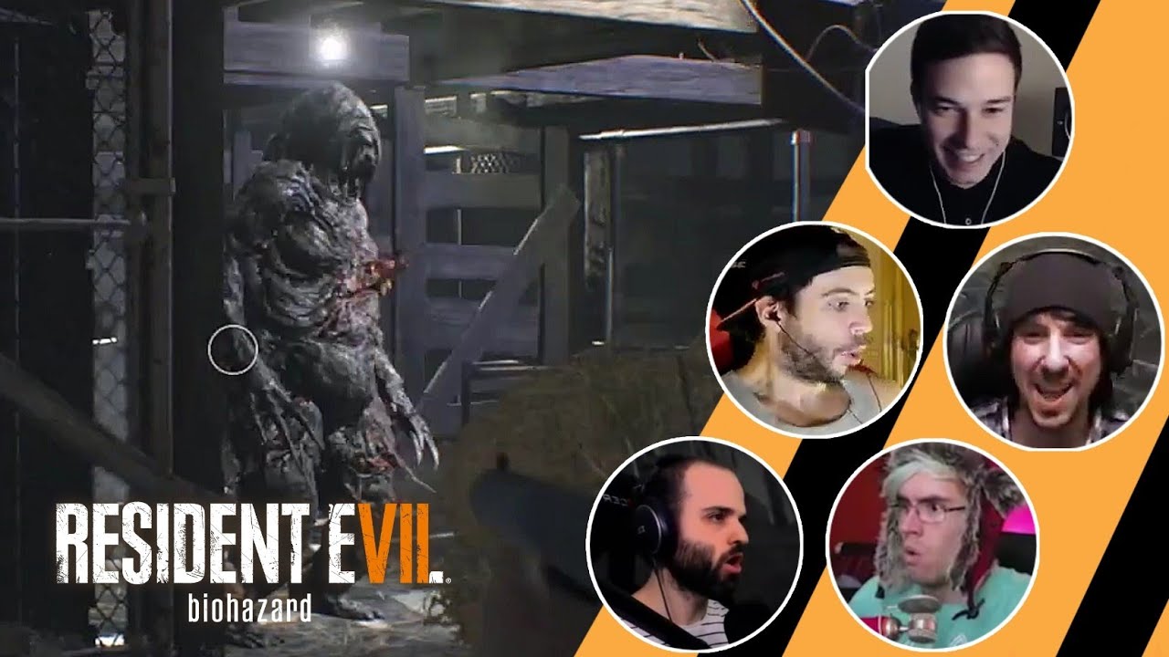Youtubers Reaccionan al Gran Holomorfo | Resident Evil 7