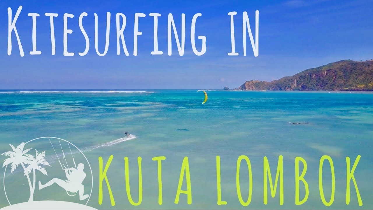 KITE SURFING IN KUTA LOMBOK - KITEBOARDING INDONESIA