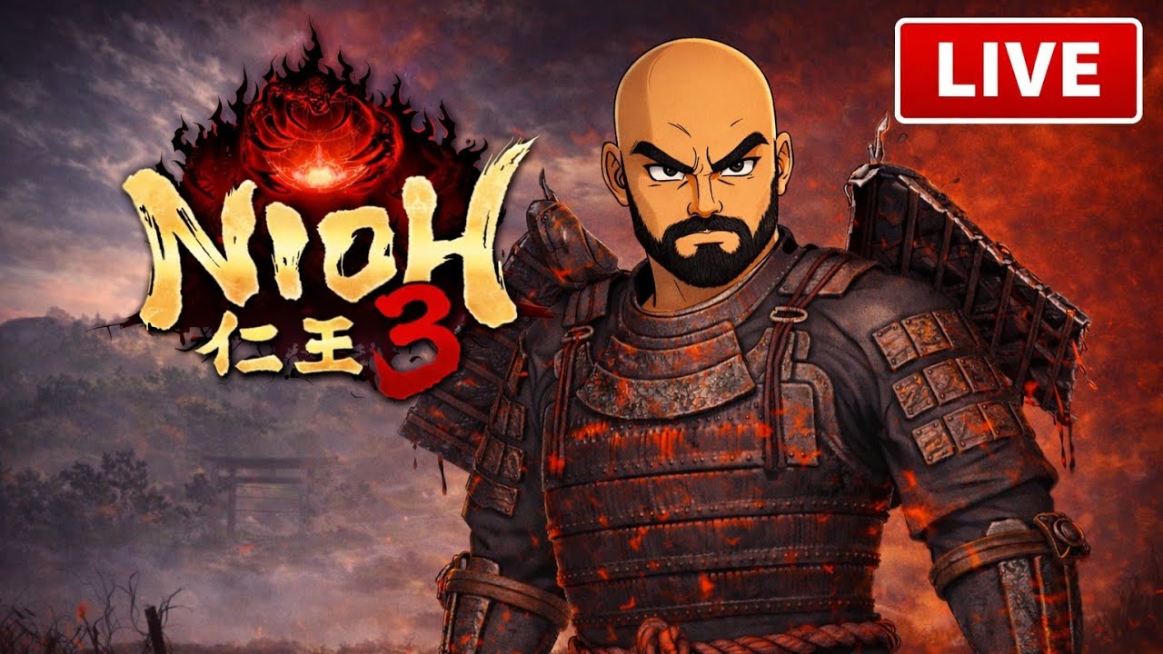 Nioh 3 LIVE | Samurai Axe Main Playthrough(First Run/Blind)