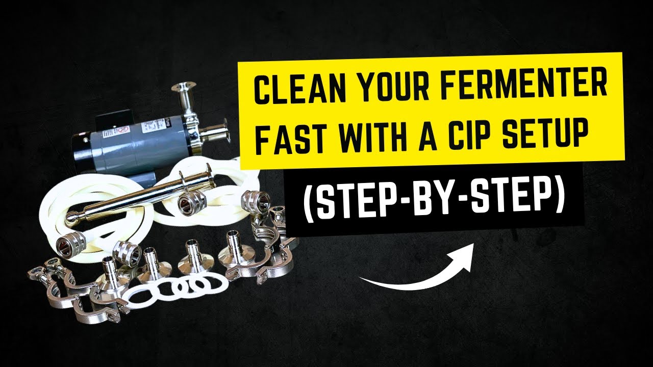 Clean Your Fermenter FAST with a CIP Setup (Step-by-Step)