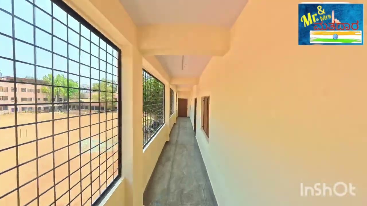  The newly constructed Karnataka Public School College and Government First Grade College building 