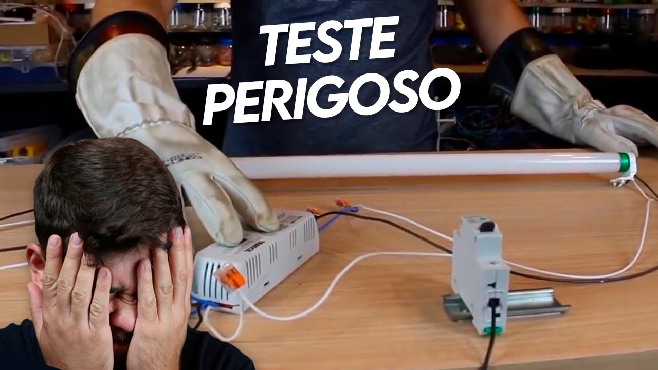 Ligamos uma Lâmpada de LED em Reator de Lâmpada Fluorescente
