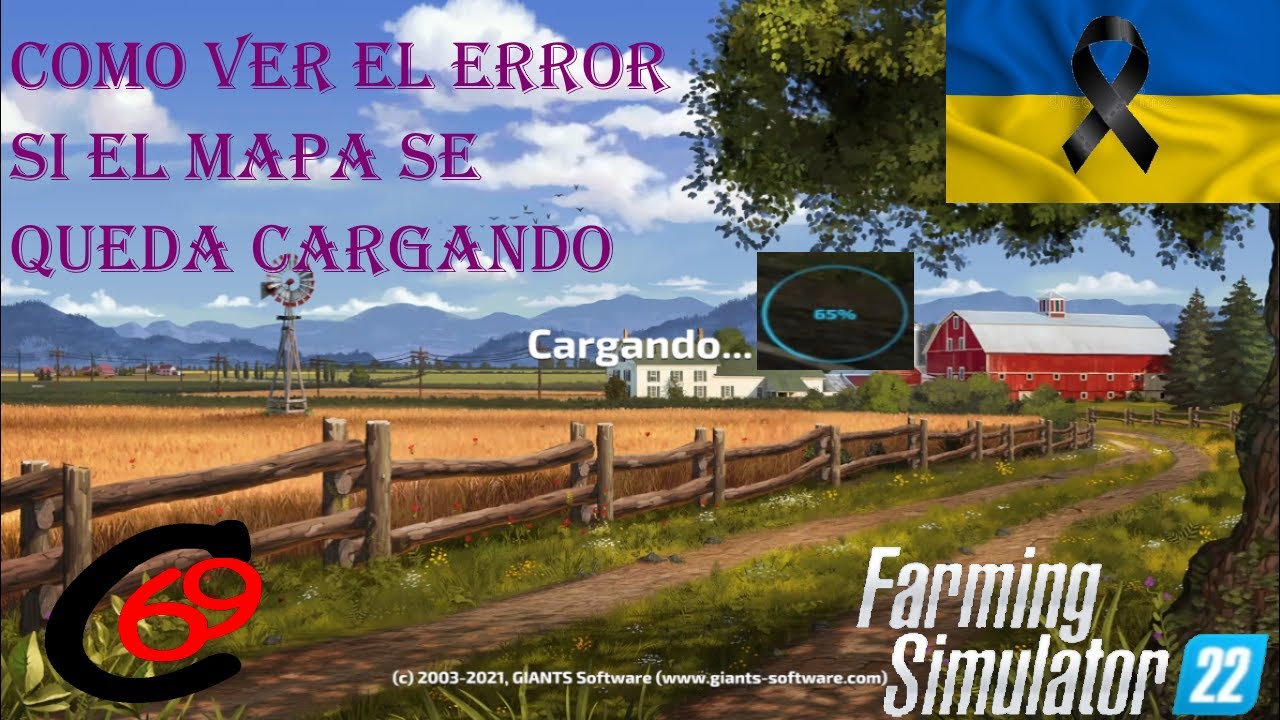 Por que el mapa no termina de cargar Farming Simulator como ver el error.