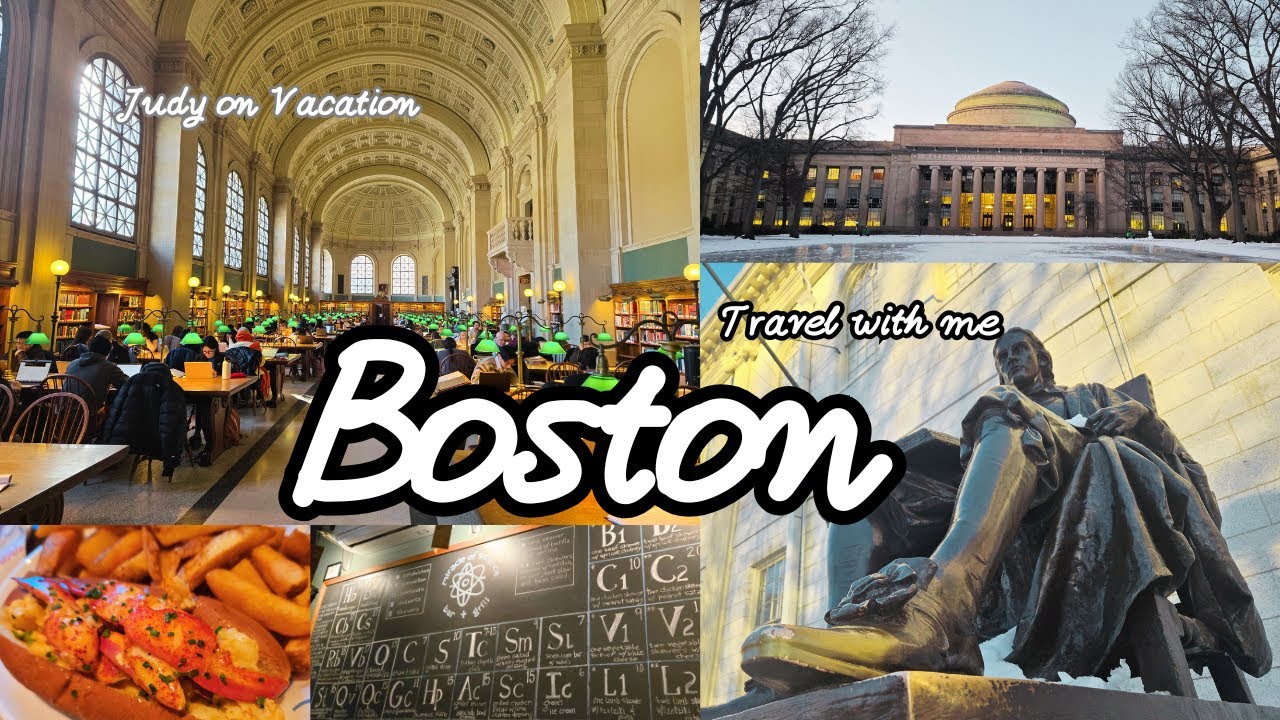 미국 여행 보스턴 & 프로비던스 로드트립 🦞 MIT, 하버드 투어부터 랍스타롤까지! 동부 여행 브이로그