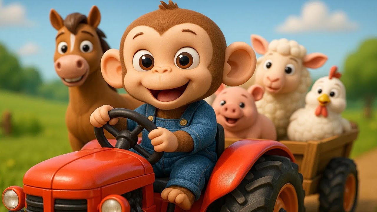 Monkey Banana - Monkey Farm #101 | Harvesting Tractor