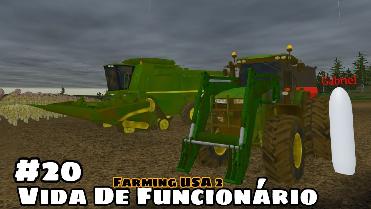 Farming USA 2 Ajudei O Vizinho Com a Colheita ‎ @Gabriel_Farming