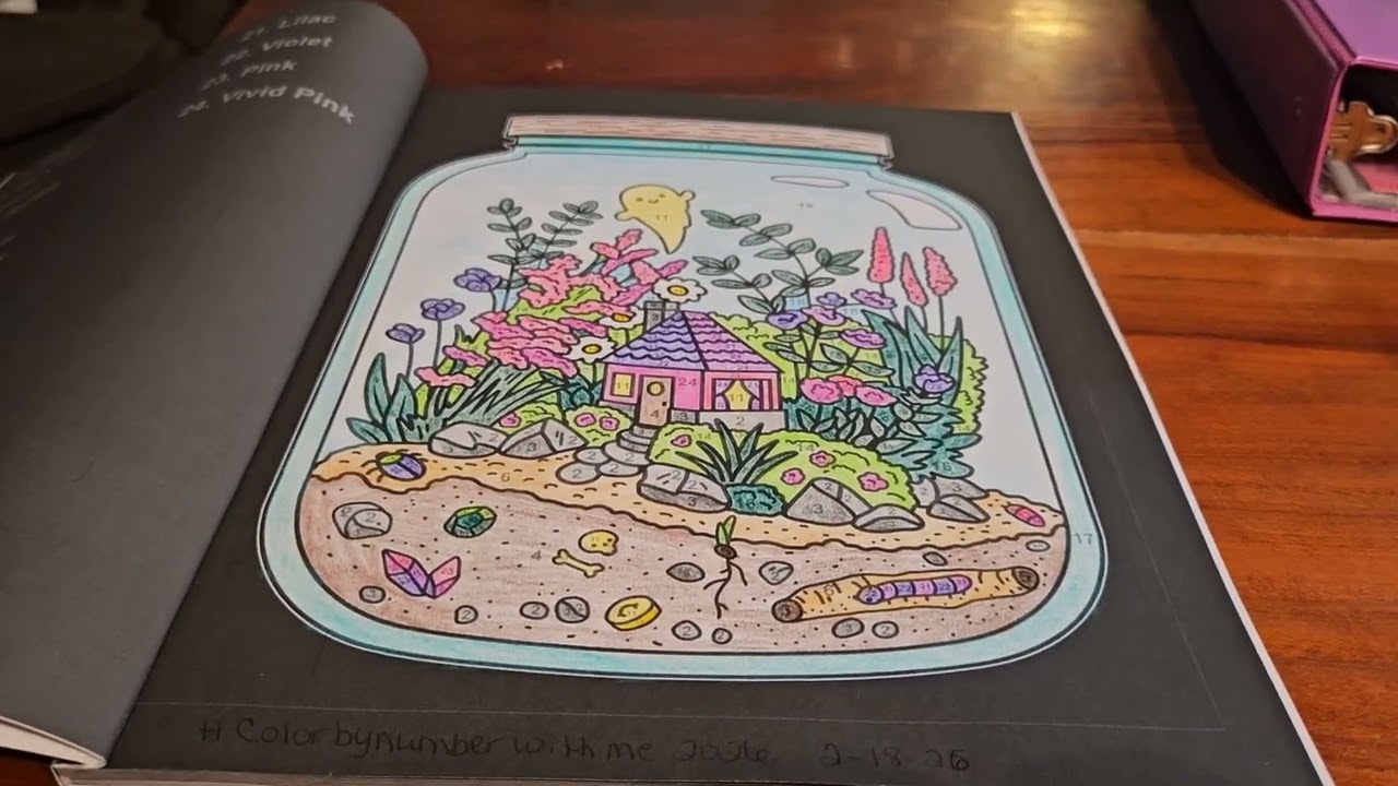 #colorbynumberwithme2026 . @TheBeccajb 