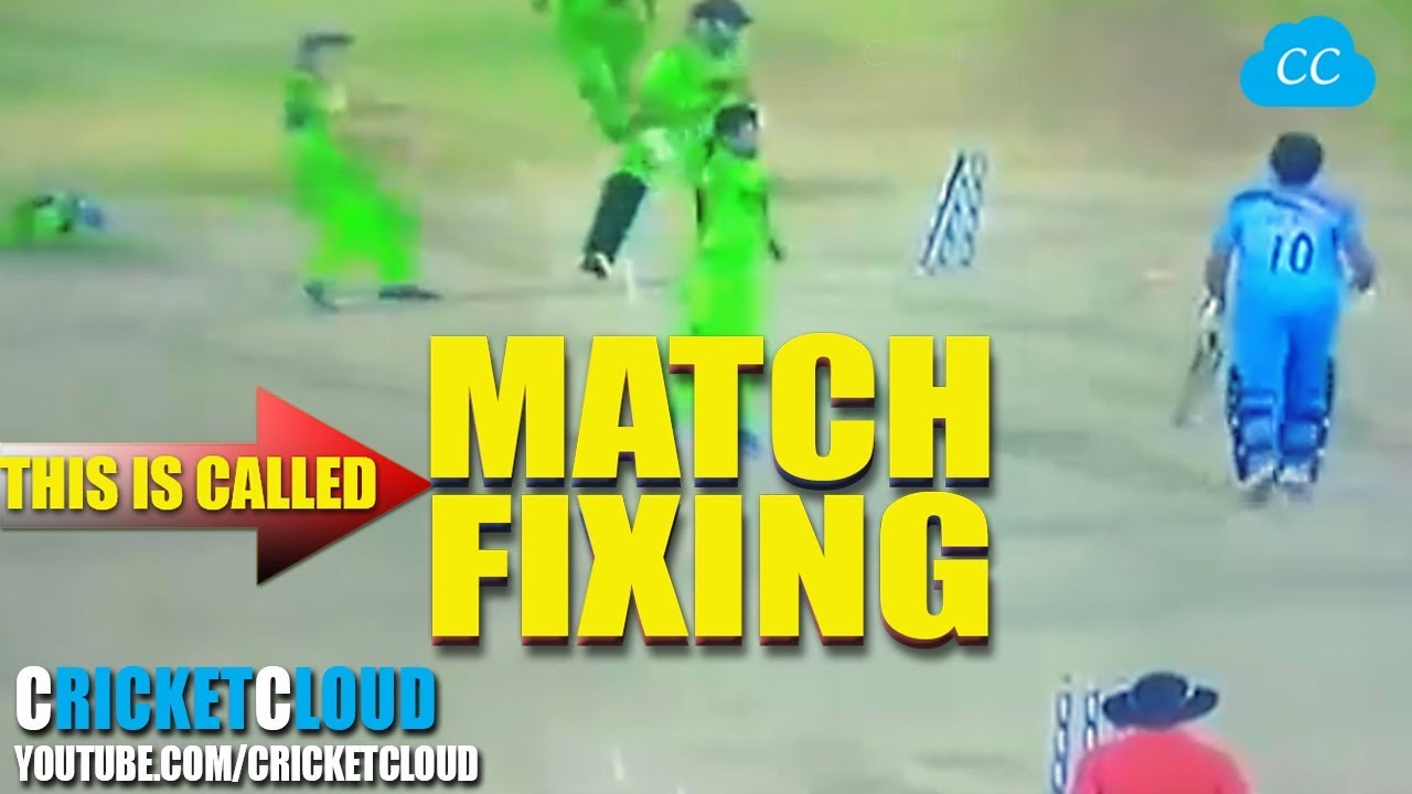 MATCH FIXING AT ITS BEST - WHAT A SHAME !!