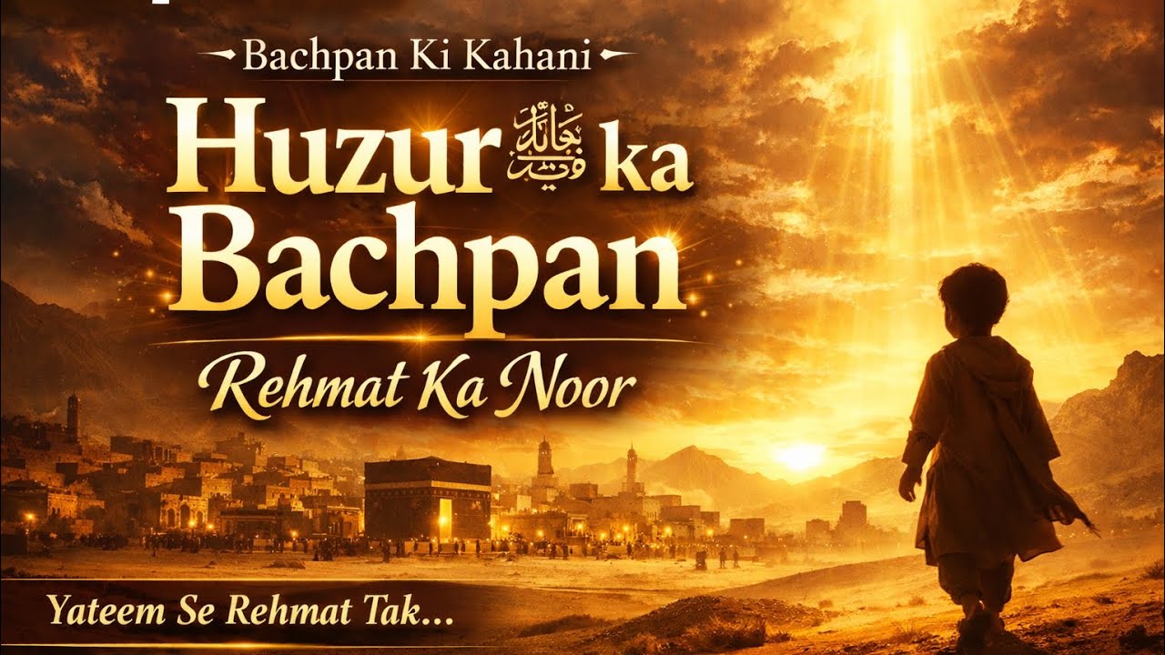 Huzur ﷺ Ka Paak Bachpan | Sabr Aur Imaandari Ki Dil Ko Chu Lene Wali Kahani