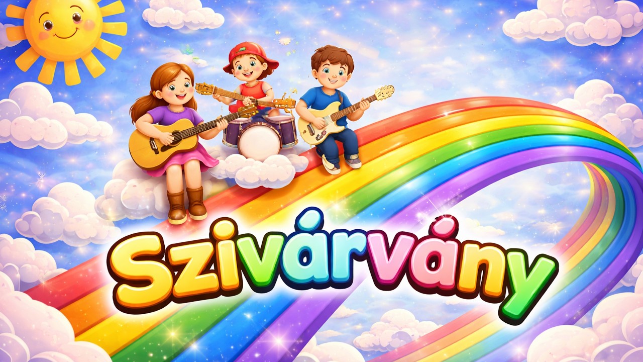 🌈 Радуга 🌈 | Красочная, мечтательная венгерская детская песенка