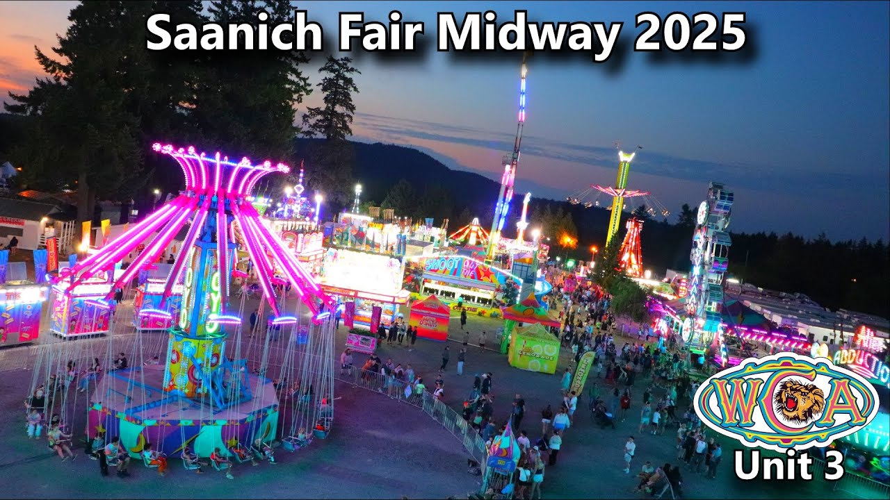 Saanich Fair Midway 2025 - Saanich BC (West Coast Amusements Unit 3)