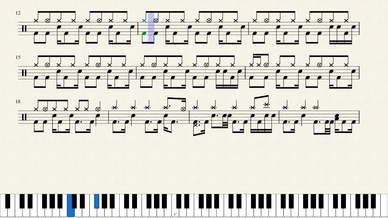 Breaking Benjamin - Polyamorous (Drum Sheet Music)
