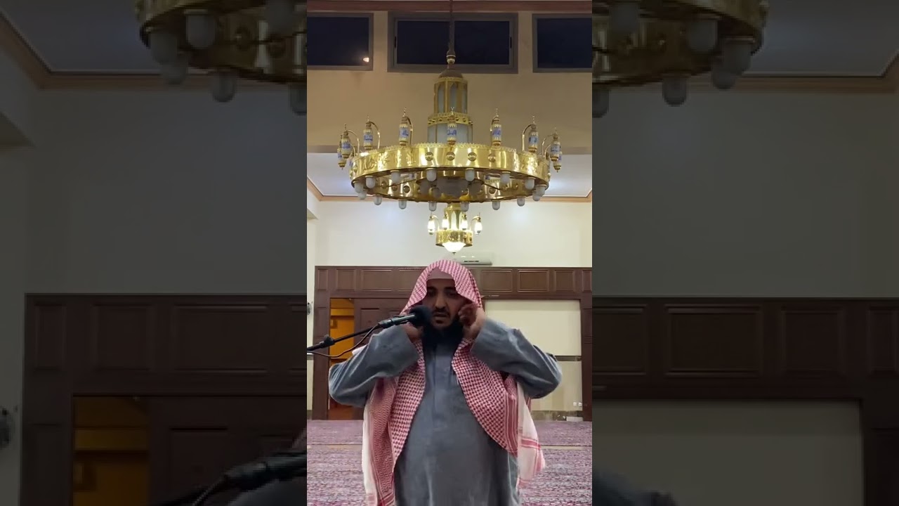أذان مباشر لصلاة العشاء للقارئ عبدالبديع غيلان الإثنين ١٤٤٣/٦/٢١