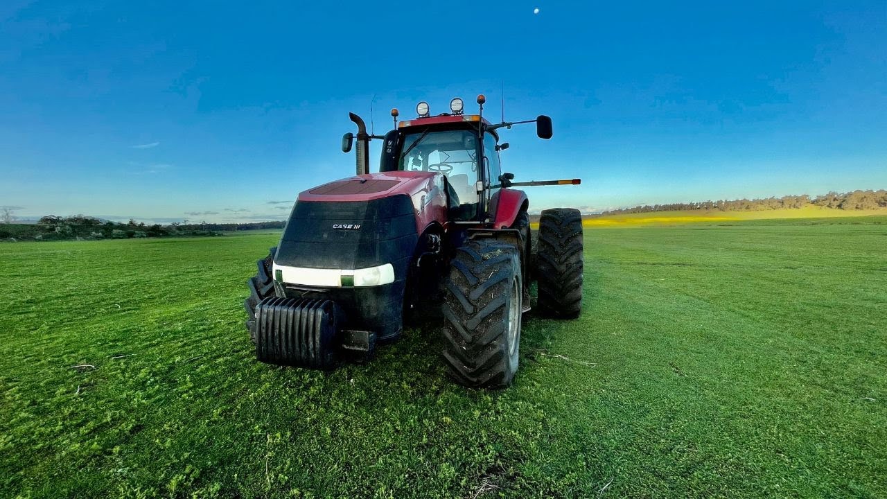 Case IH 340 Magnum Starting To Do Some Long Hours